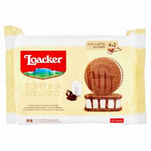 LOACKER ICE CREAM CAKE SAMMONTANA 66 GR x 4