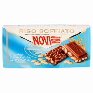 TAVOLETTA CIOCCOLATO LATTE RISO SOFFIATO NOVI 80 G