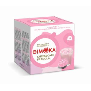 CAPS DOLCE GUSTO CHEESECAKE FRAGOLA GIMOKA 16 PZ