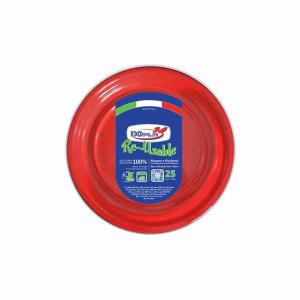 RED FRUIT PLATES DOPLA x 25