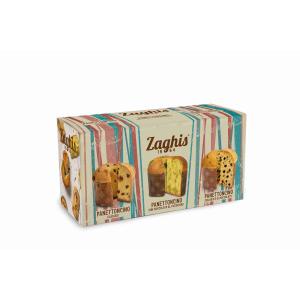 PANETTONCINI TRIS CLASSIC-CHOC.-PIST. ZAGHIS 300 G