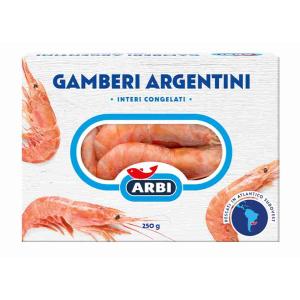 GAMBERI ARGENTINI INTERI L'2 ARBI 250 GR