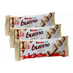 KINDER BUENO T2 WHITE FERRERO 39 GR x 3