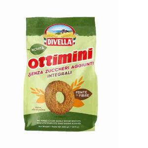 BISCOTTI OTTIMINI S.ZUCCH. INTEGRALI DIVELLA 400 G