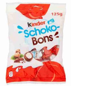 SCHOKO BONS T8X2 KINDER 125 GR