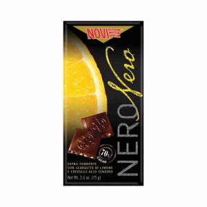 TAVOLETTA NERO NERO LIMONE E ZENZERO NOVI 75 GR