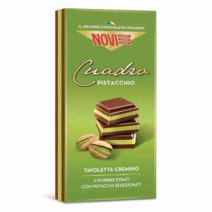 TAV/CHOCOLATE CUADRO PISTACHIO NOVI 110 GR