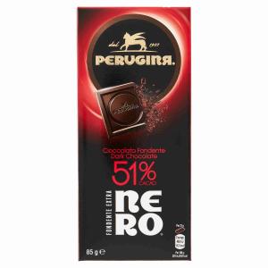 DARK CHOCOLATE TABLE 51% PERUGINA 85 GR