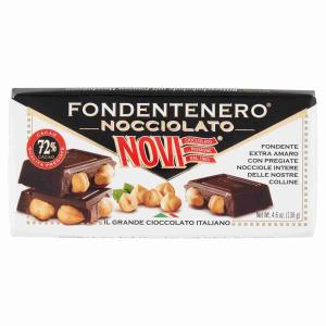 DARK CHOCOLATE HAZELNUT BAR NOVI 130 GR