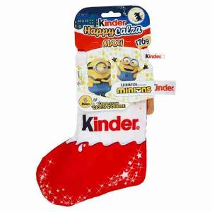 KINDER HAPPY SNACK CALZA MINIONS FERRERO 176 GR