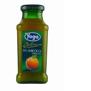 SUCCO FRUTTA OPTIMUM ALBICOCCA 50% VETRO YOGA 200