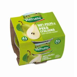 PULPA DE PERA 100% VALFRUTTA 100 GR x 2