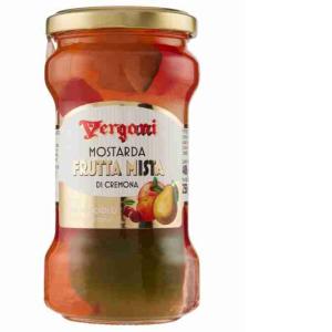 SENFGLAS MIT GEMISCHTEN FRÜCHTEN VERGANI 400 GR