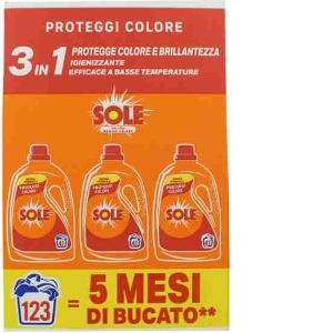 DETERSIVO LAVATRICE P.COLORE 41 LAV. SOLE 3 PZ