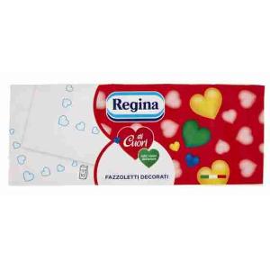 QUEEN OF HEARTS HANDKERCHIEFS 4 PLY X10 QUEEN