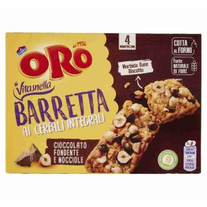 BARRETTA VITASNELLA ORO CIOCC.NOCCIOLA SAIWA 40 GR