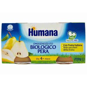 OMO FRUTTA BIO PERA HUMANA 100X2 PZ