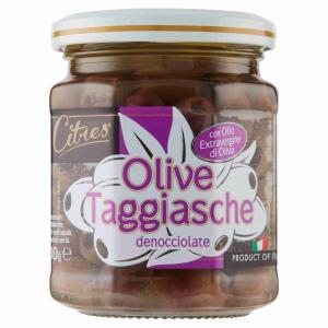 OLIVE TAGGIASCHE DENOCCIOLATO C/OLIO CITRES 200 GR