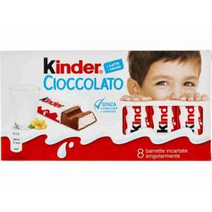 KINDER CIOCCOLATO T8X3 FERRERO 375 GR