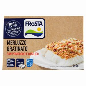 MERLUZZO GRATINATO POM/BASIL. FROSTA 360 GR