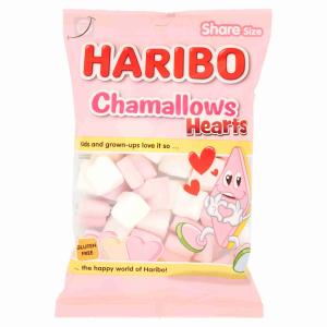 CARAMELLE CHAMALLOWS HEARTS HARIBO 175 GR