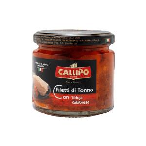 FILETTI DI TONNO CON 'NDUJA CALLIPO 200 GR