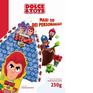 UOVO LATTE BRAWL STARS DOLCE&TOYS 250 GR