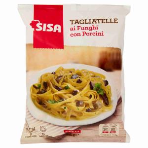 TAGLIATELLE AI FUNGHI PORCINI SISA 550 GR