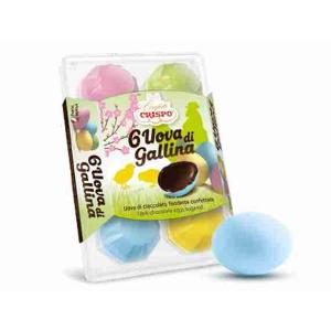 UOVA DI GALLINA CIOCC.FONDENTE CRISPO 35 GR x 6