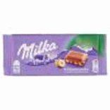 PLATEAU DE CHOCOLAT MILKA NOISETTES 100 GR