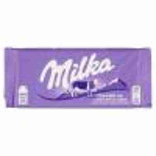 TABLE. MILK CHOCOLATE MILKA 100 GR