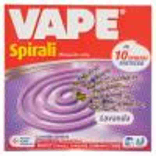 INSECTIQUE. SPIRALES DE VAPE PARFUMÉES 10 PCS