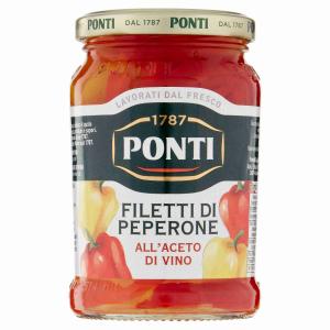 POIVRONS FILETS DE VERRE PONTI 290 GR
