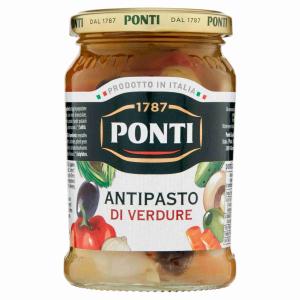 ANTIPASTO DI VERDURE VETRO PONTI 280 GR
