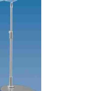 TUBE TIGE ALUMINIUM ARGENT DIAM 10-13MM