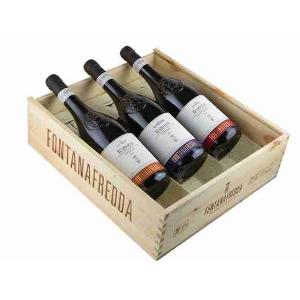 CONF.CASSETTA LEGNO 4 VINI FONTANAFREDDA