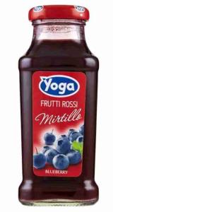 SUCCO FRUTTA MIRTILLO VETRO YOGA 200 ML