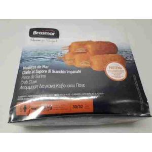 BRASMAR BREADED CRAB FLAVOURED CLAW 1 KG