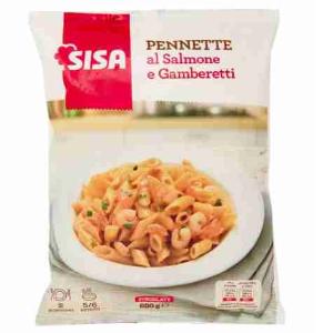 PENNETTE SALMONE E GAMBERETTI SISA 600 GR