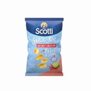 CHIPS CON RISO CHILI&LIME SCOTTI 40 GR