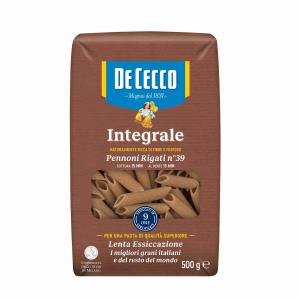 PASTA INTEGRALE PENNONI RIG.39 DE CECCO 500 GR