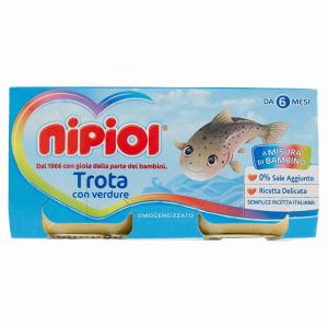HOMO FISH TROUT VEGETABLES NIPIOL 80 GR x 2