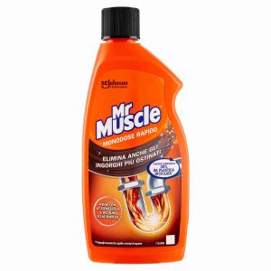 SINGLE-DOSE GEL DRAIN CLEANER MR MUSCLE 500 ML