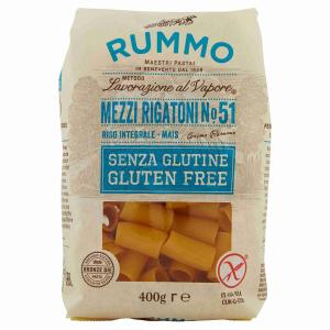 PASTA SIN GLUTEN MEZZ RIGATONI RUMMO 400 GR