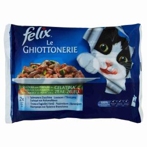 NOURRITURE POUR CHAT SAL/SUCRE FELIX 85 GR x 4