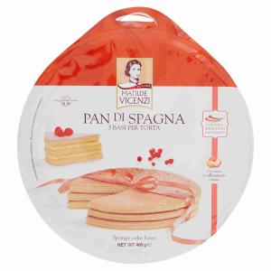 BASE PER TORTA PAN DI SPAGNA VICENZI 400 GR