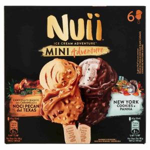 GELATO MINI MIX TEXAN PECAN NEW YORK NUII 255 GR x