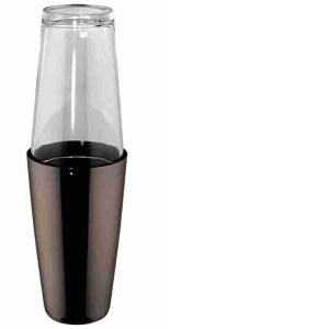 COCTELERA BOSTON BLACK C/BIC.GLASS L.MIXAGE...