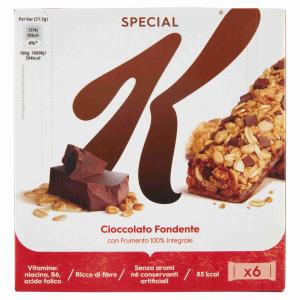 BARRETTE SPECIAL K CIOCC/FONDENTE KELLOGG'S 129 GR