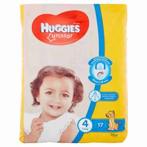 PANNOLINI UNISTAR O.S. MAXI HUGGIES x 18
